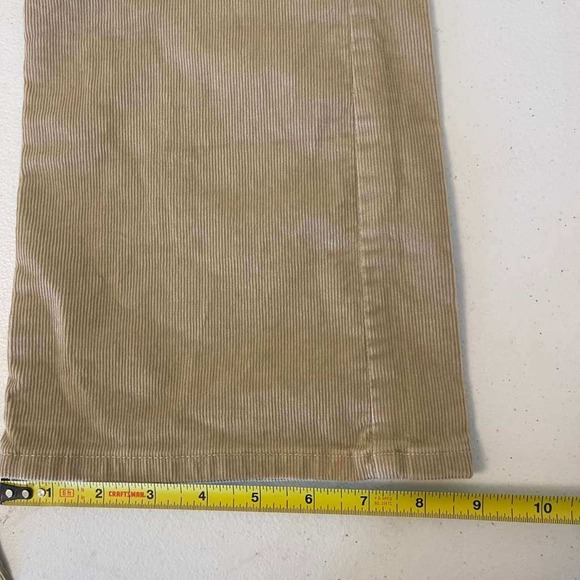 Y2k Streetwear Old Navy Womens Low Waist Boot-Cut Corduroy Pants Tan 2 Short NWT - Picture 10 of 11